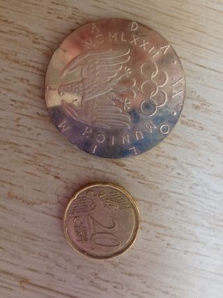 Moneda Olimpiadas Munich 1972