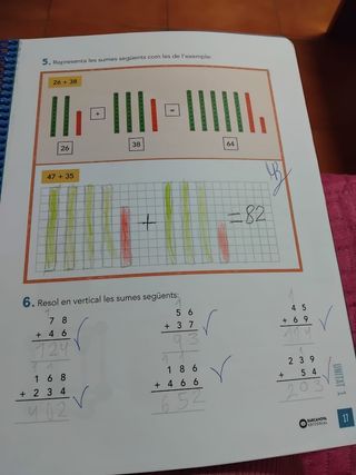 Libro Matemáticas 3 de primaria,Programa Enginy