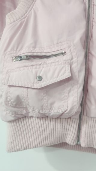 Chaleco rosa niña - acolchado