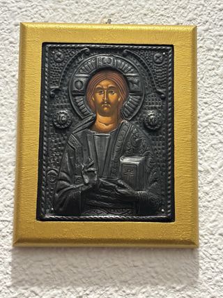 Icono antiguo de plata 950