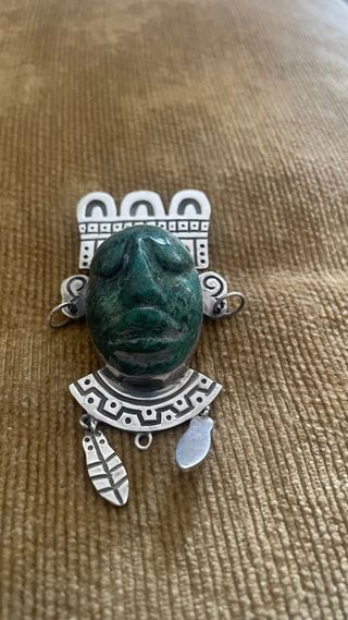 Colgante azteca plata | México