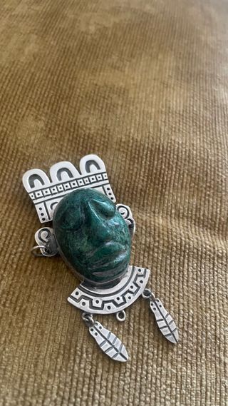 Colgante azteca plata | México