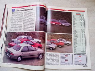 Catálogo coches Motor 16 año 1989