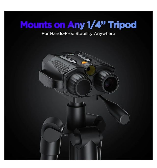 Binoculares visión nocturna ROQI00 4K. Nuevo 