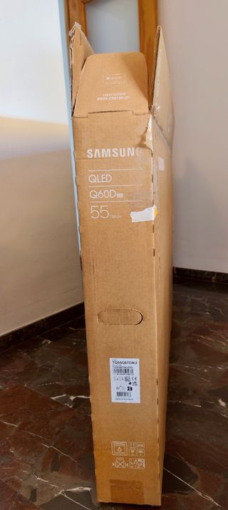 Caja de TV Samsung 55" ideal para mudanzas