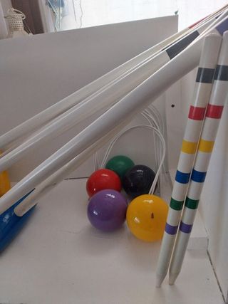 Croquet: Mazze e palle colorate
