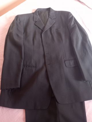 Traje Negro Caballero pantalón largo 96cm