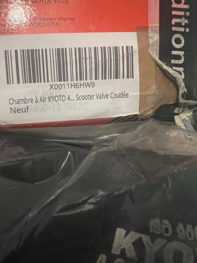 Camara de aire scooter