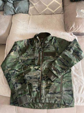 Forro Polar Militar Verde Talla S