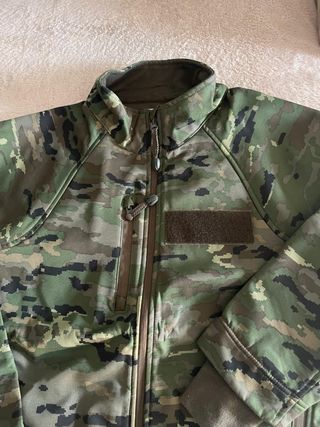 Forro Polar Militar Verde Talla S