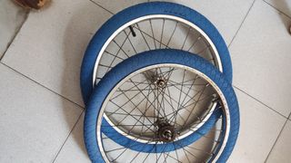 Ruedas BMX de bh cromadas sin cámara ni cubiertas