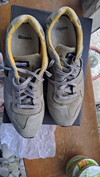 Scarpe Blauer Uomo 41 Grigio/Giallo