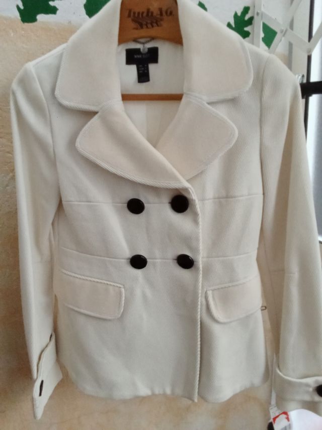 Chaqueta blanco roto mujer