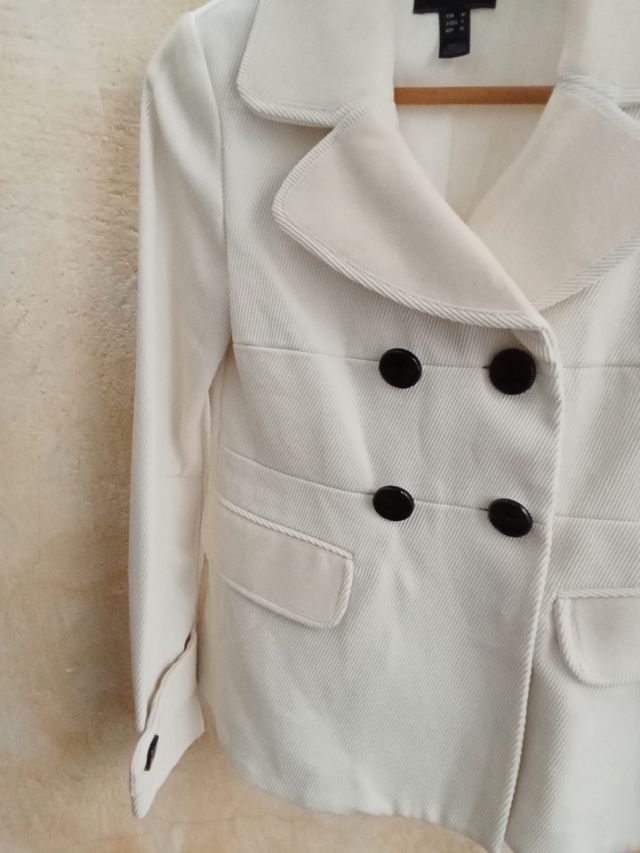 Chaqueta blanco roto mujer