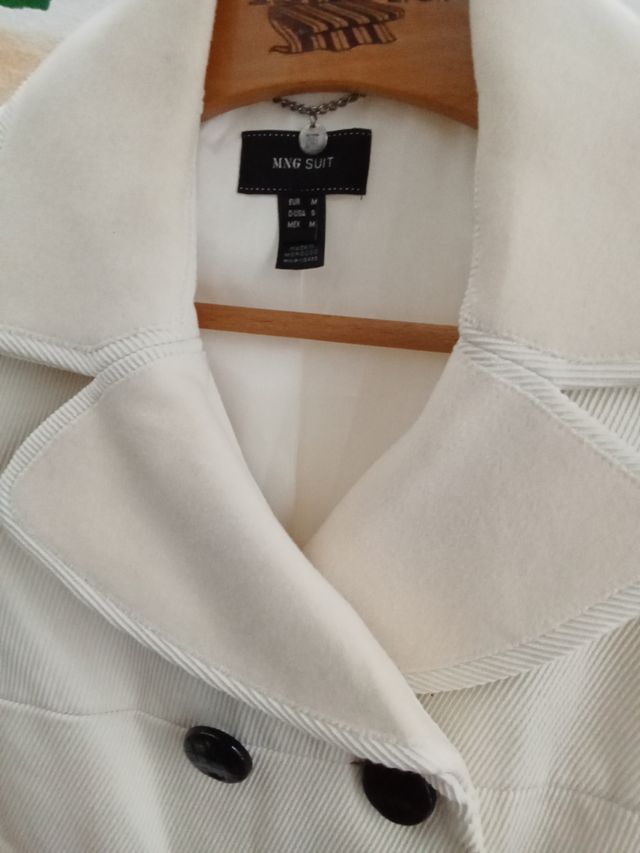 Chaqueta blanco roto mujer