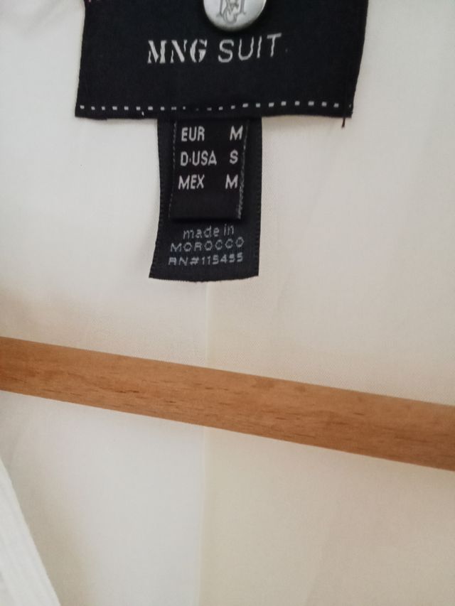 Chaqueta blanco roto mujer