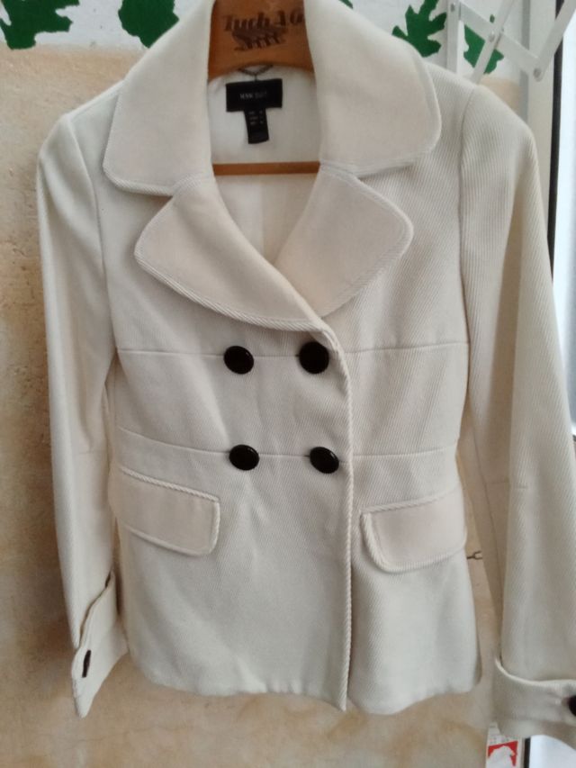 Chaqueta blanco roto mujer