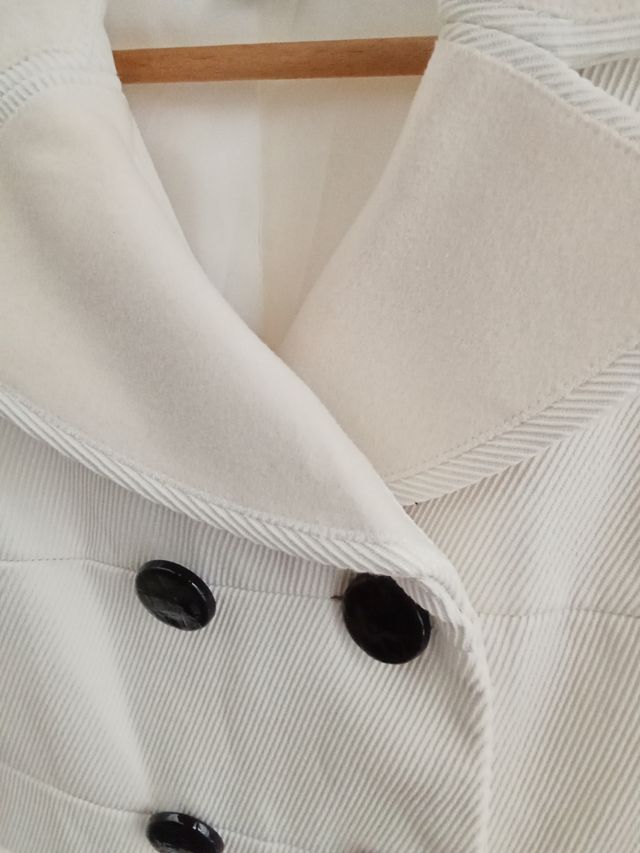 Chaqueta blanco roto mujer