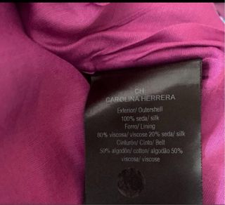 Pantalón seda Carolina Herrera