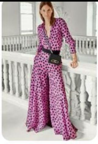 Pantalón seda Carolina Herrera