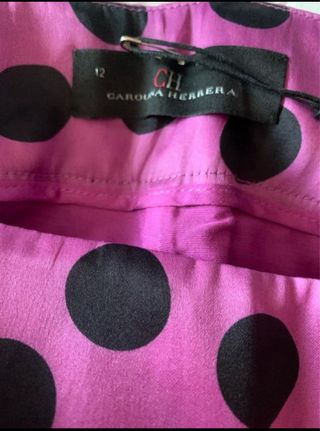 Pantalón seda Carolina Herrera