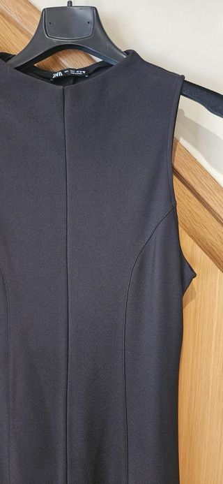 Vestido Zara Negro Mujer - Talla L 
