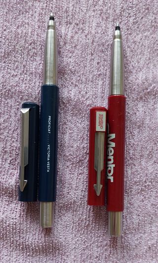 4 penne Parker Vector e Jotter pubblicità vintage