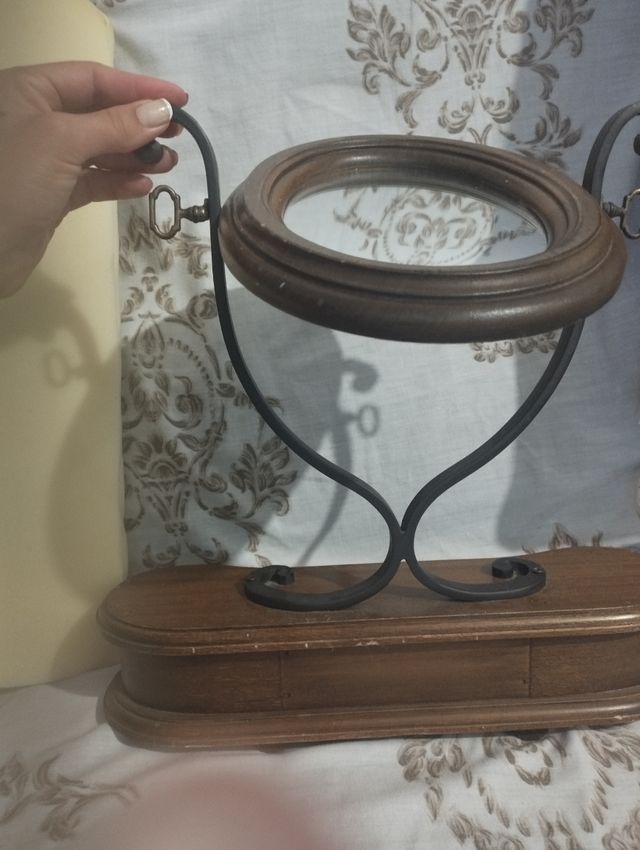 Espejo tocador vintage madera