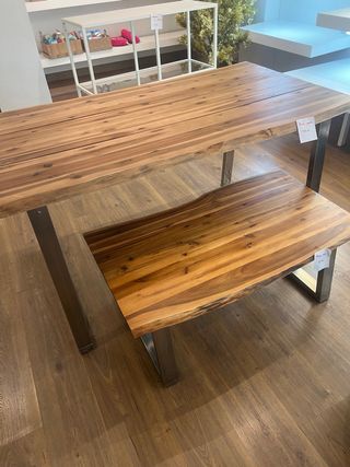 mesa grande madera maciza