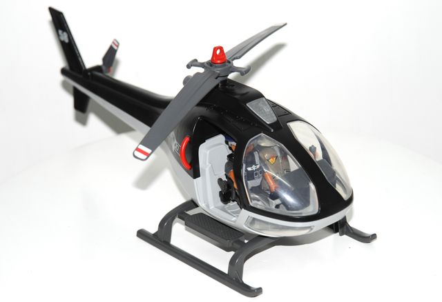 Lote Playmobil Helicoptero y dos muñecos