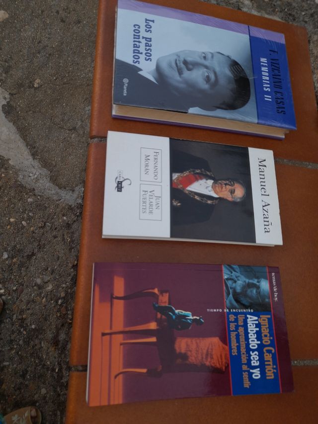 3 Libri: Azaña, Vizcaíno, Carrión