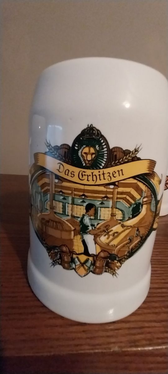 Jarras cerveza porcelana - 6uds