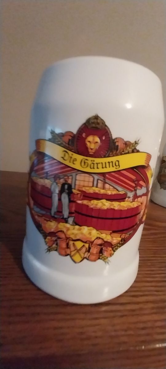 Jarras cerveza porcelana - 6uds