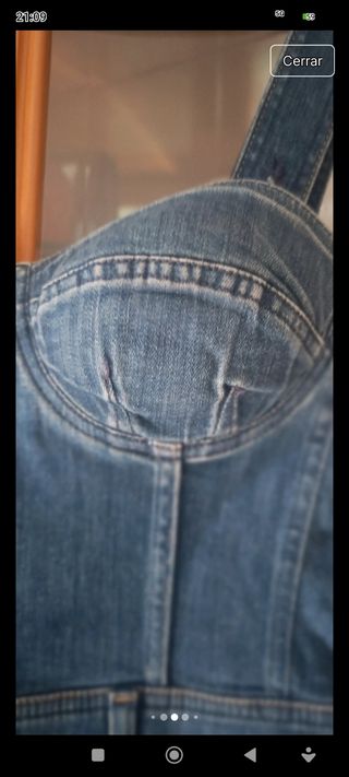 Vestido vaquero Salsa azul