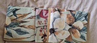 Tovaglia rettangolare verde|multicolore 140x140cm