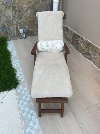 Hamaca de madera para exteriores