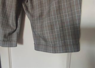 Bermudas, CyA, gris, talla 48, príncipe de Gales.