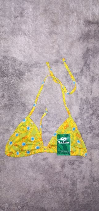 Biquini Sprinter amarelo - Novo com etiquetas