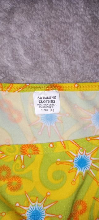 Biquini Sprinter amarelo - Novo com etiquetas