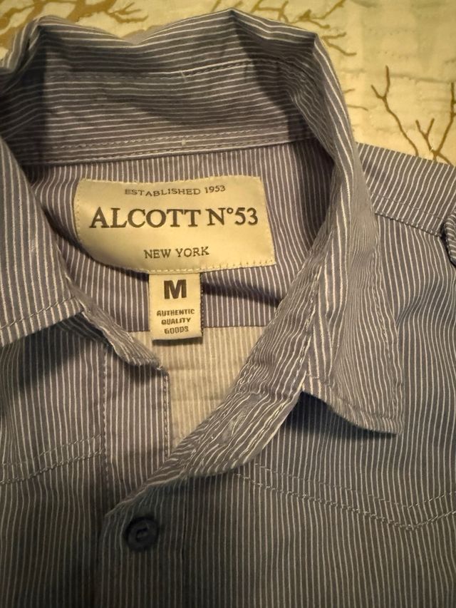 Camicia Alcott Uomo M - Blu a Righe