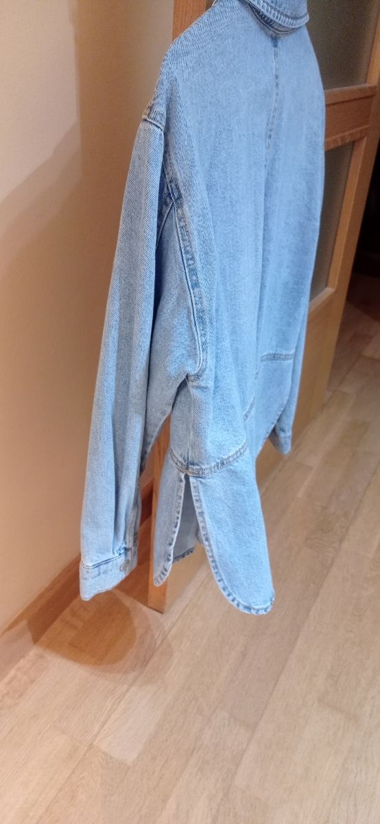 Sobrecamisa vaquera azul Zara