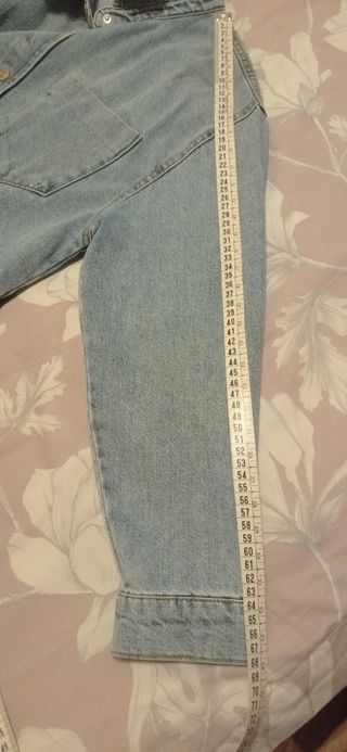 Sobrecamisa vaquera azul Zara