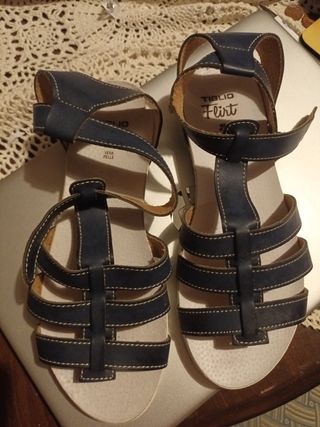 Sandali Tiglio blu donna