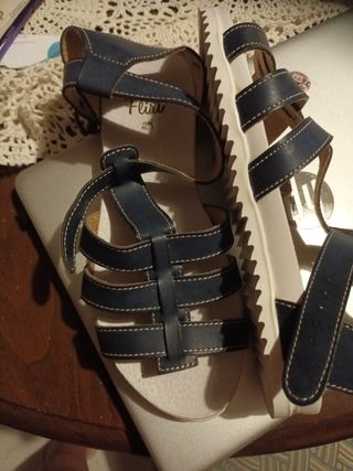 Sandali Tiglio blu donna