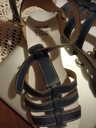 Sandali Tiglio blu donna
