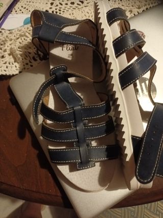 Sandali Tiglio blu donna