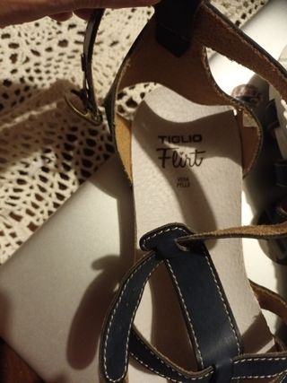 Sandali Tiglio blu donna