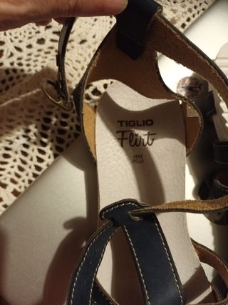 Sandali Tiglio blu donna