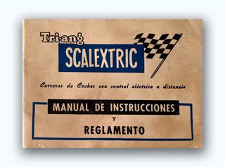 Manual Triang Scalextric antiguo