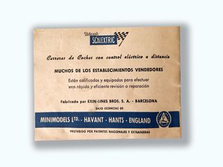 Manual Triang Scalextric antiguo